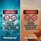 Signmission LP Gas Storage No Smoking Danger Sign, Vinyl Decal, 7in W x 10in L, 2PK OS-2PACK-DS-D-710-V-1444 - alternate 3